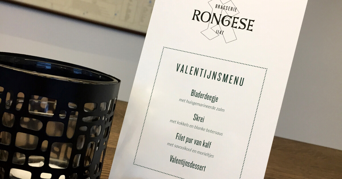 Valentijnsmenu